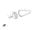 A111E6041S - ALTERNATOR BELT