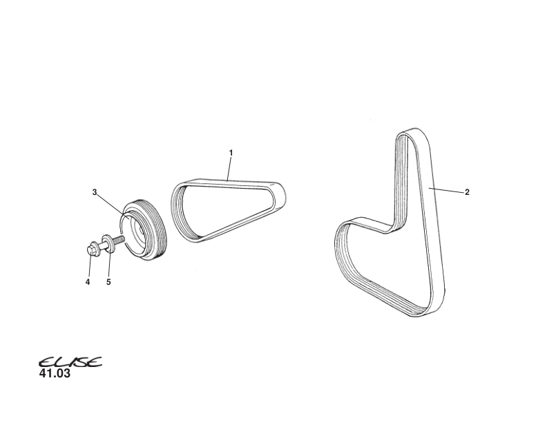 A111E6107F - DRIVE BELT