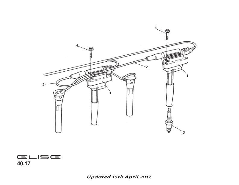 A117E6030S - PLUG TOP COIL-ELISE MK2 STD