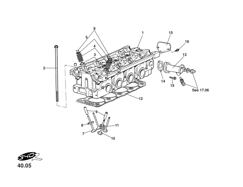 A111E6111S - BOLT-CYLINDER HEAD