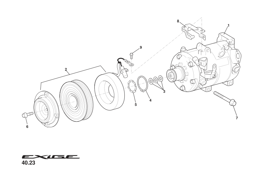 A132E6349S - AC COMPRESSOR-LESS CLUTCH