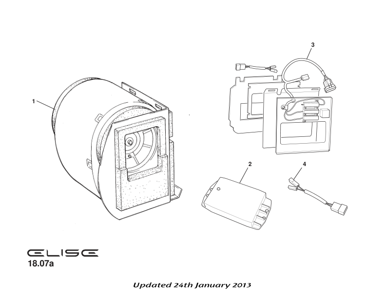 B117P0025F - Blower and Motor Assembly