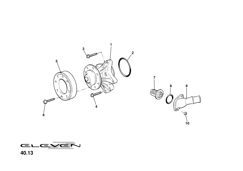 A120E6498S - WATER PUMP ASSEMBLY