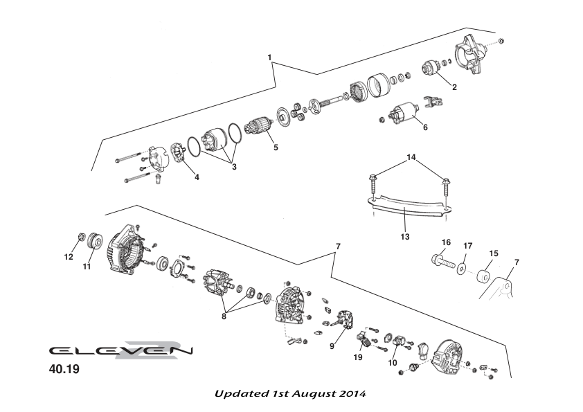 A120E6400S - 2ZZ Starter Motor