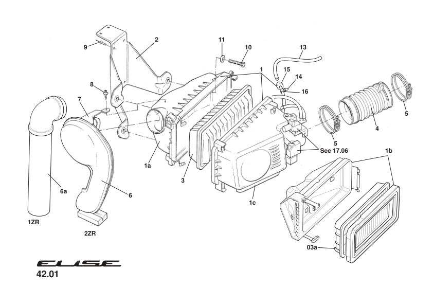 A120E6476S - Case Sub assy Air Cleaner