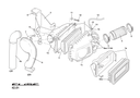 A120E6476S - Case Sub assy Air Cleaner