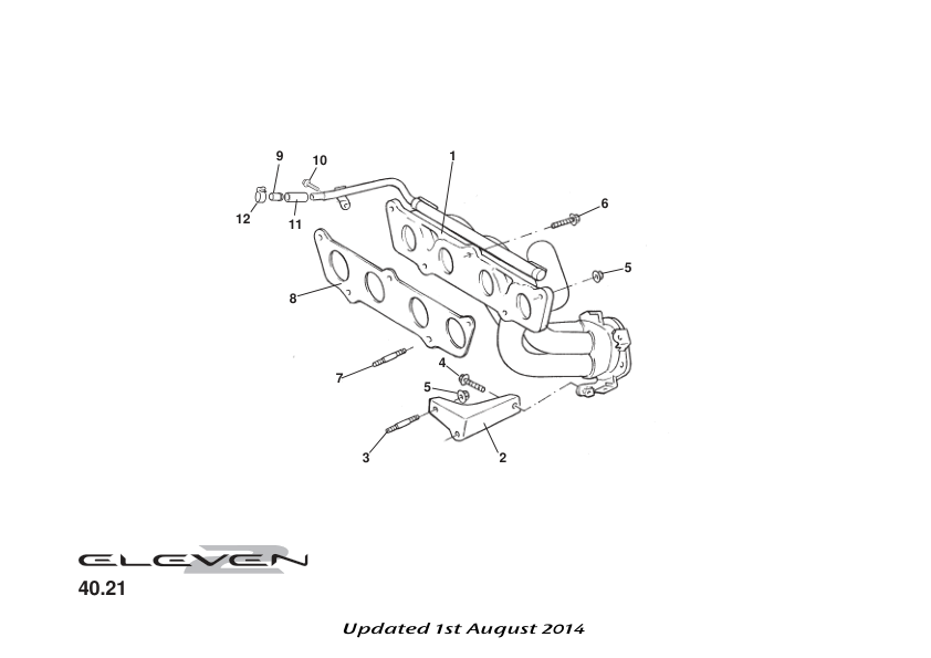 A120E6331S - Exhaust Manifold 2ZZ