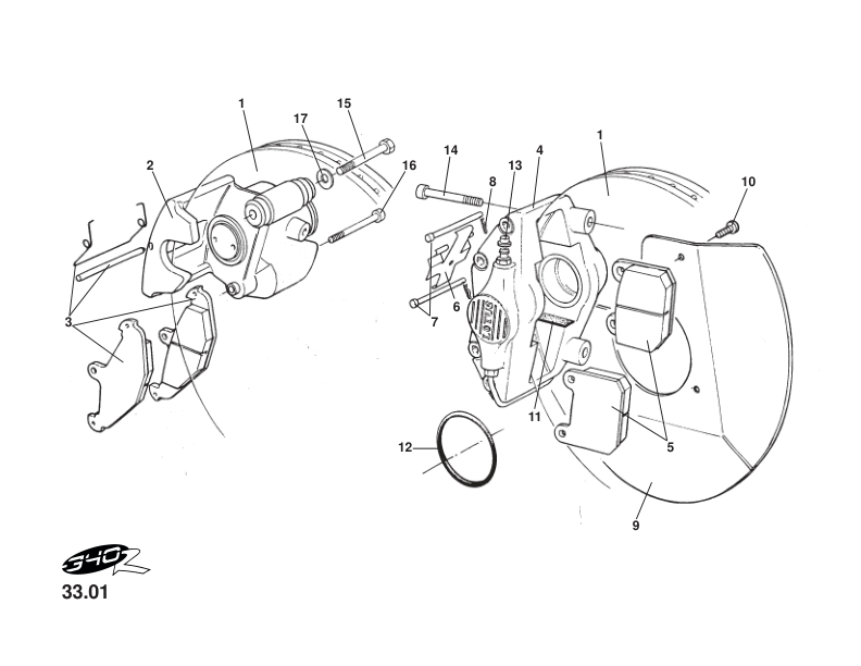 B117J0084S - FRONT PAD SET (LEAD FREE)