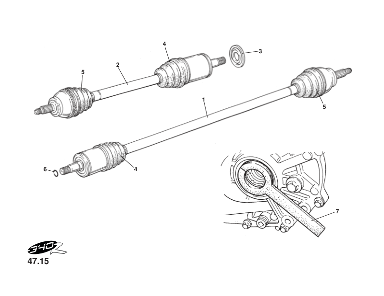 A111D6012S - KIT - BOOT(GAITER)OUTBOARD