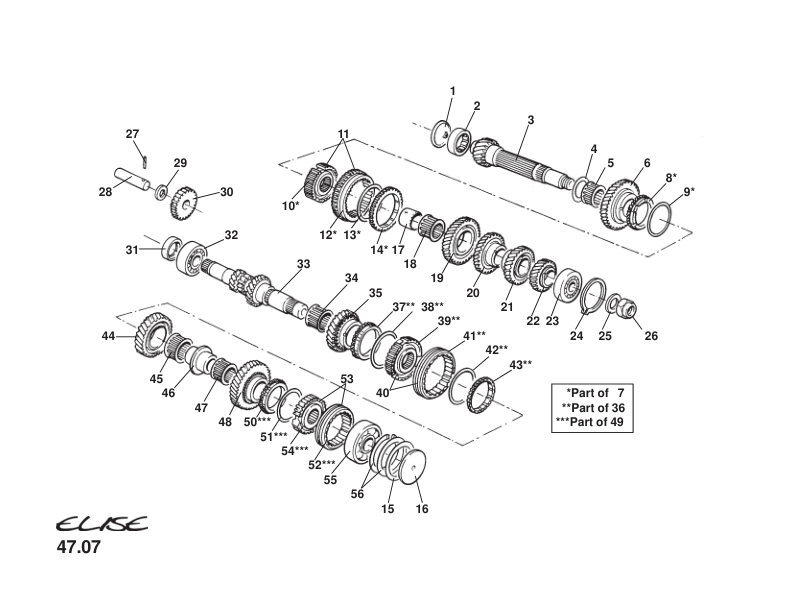 A111F6090S - 5TH GEAR (SPEED) 26 TEETH
