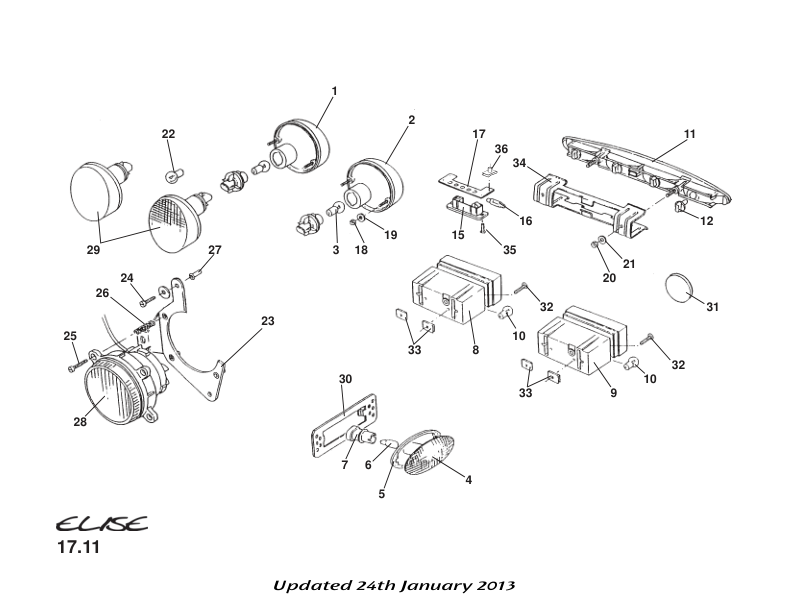 A111M6048F - LENS - SIDE REPEATER (SP)