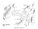 A117B6003F - CLIP-FR GRILLE RETAINER,TOP