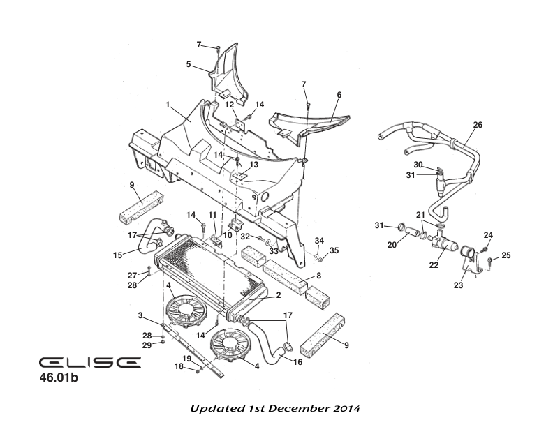 A117K0015F - HOSE-RADIATOR L/H