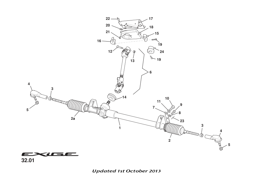 A120J0076F - COLLAR-S/WHEEL ANGLE SENSOR UP