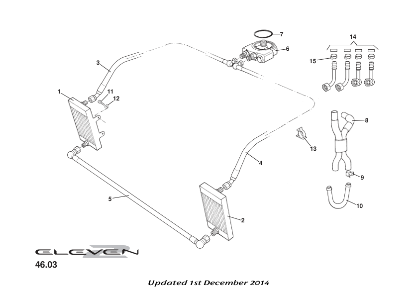 A120K0020F - OIL COOLER RH
