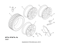 A121G6001F - RETAINING NUT-TYRE VALVE