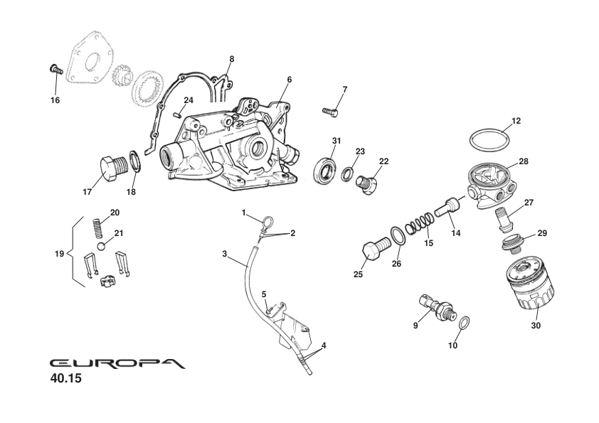 A124E6196S - OIL FILTER