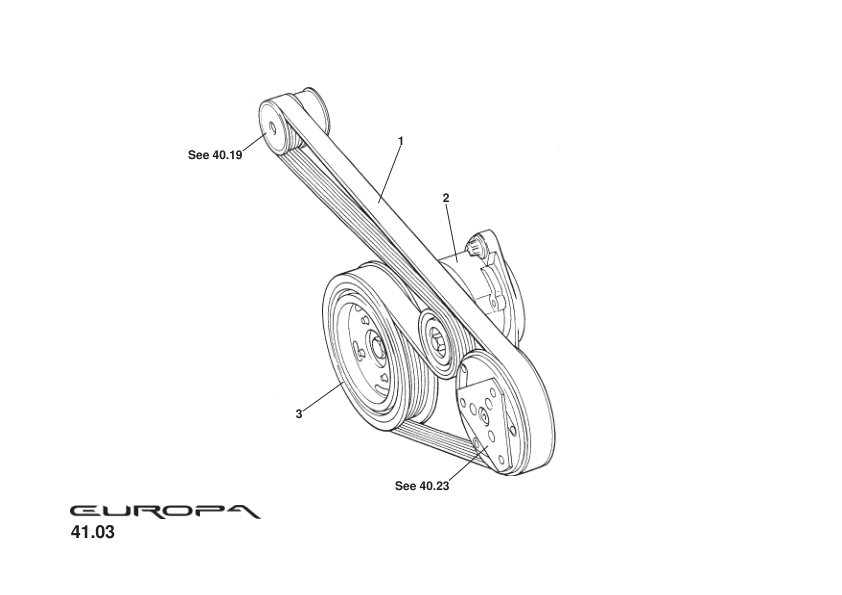 A124E6316S - DRIVE BELT