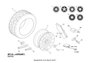 A128G0013F - CENTRE CAP (Y/G) 60MM (SHORT)