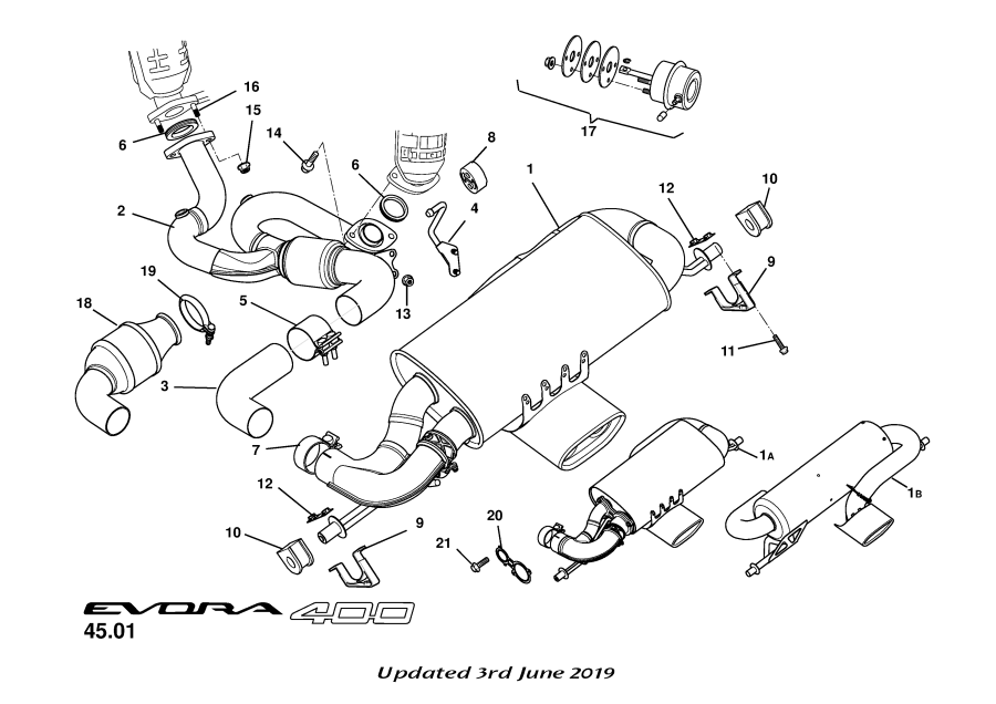 A132S6022F - CLAMP - DOUBLE TORCA (3 INCH)