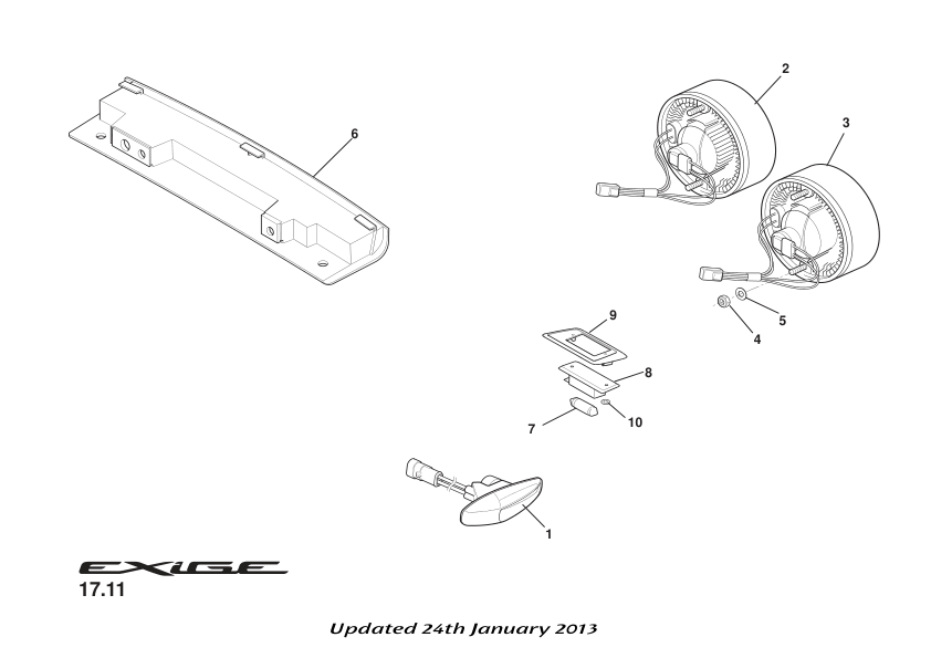 A138M6000F - CENTRE HIGH MOUNTED STOP LAMP