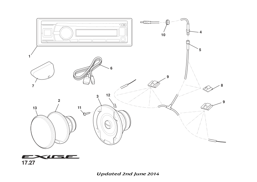 A138W6005F - CABLE CLIP WCK280-01