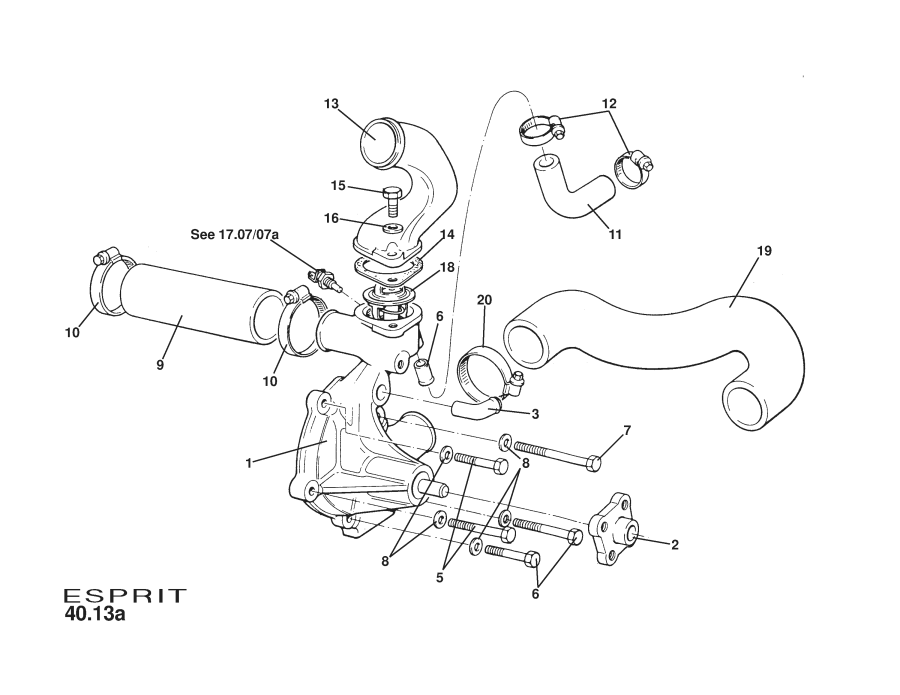 A911E1431F - ELBOW-WATER PUMP