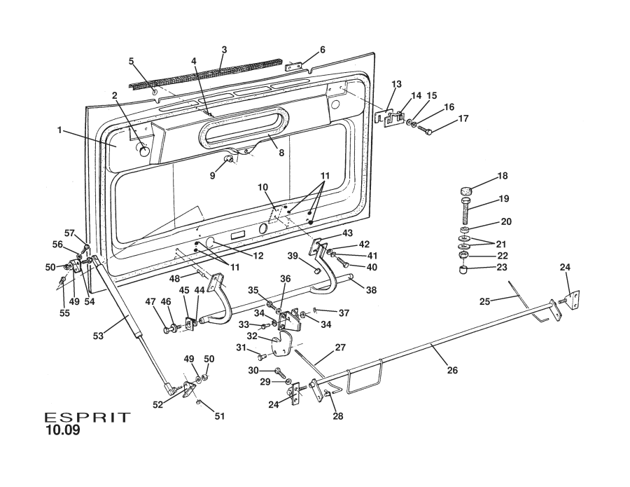 B082U6158F - GAS STRUT-BONNET           B3
