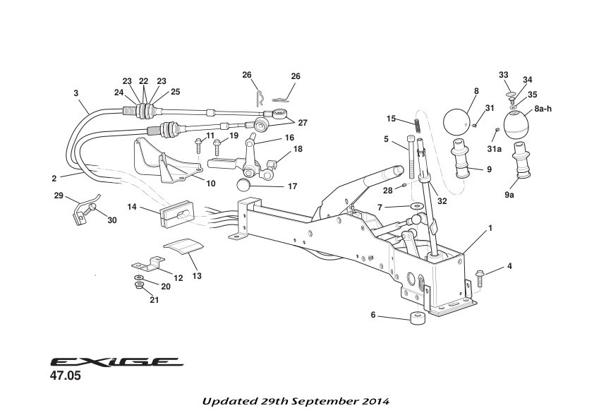 B120U0017F - LIFT TUBE-ROUND GEAR LEVER