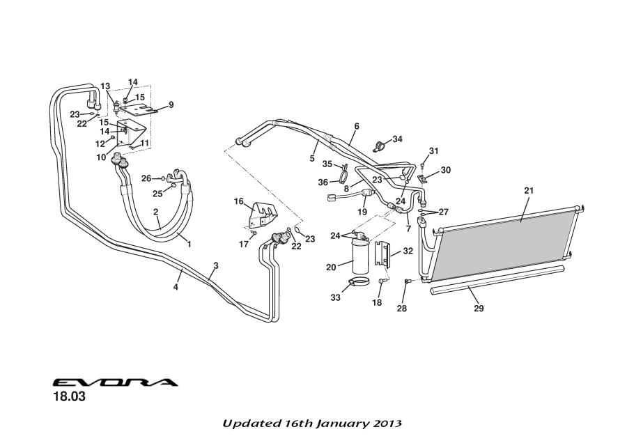 B132P0001F - A/C CONDENSER ASSY