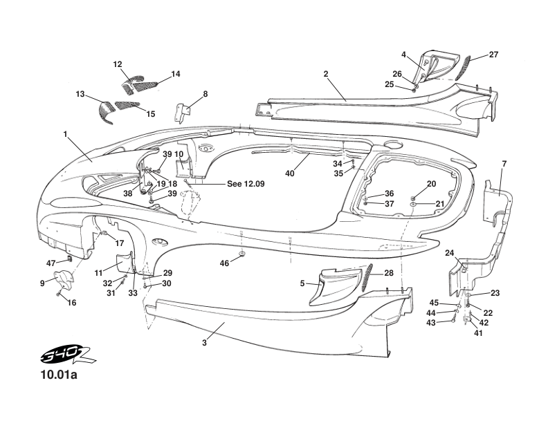 B340B0123F - BODY FIXING GROMMET