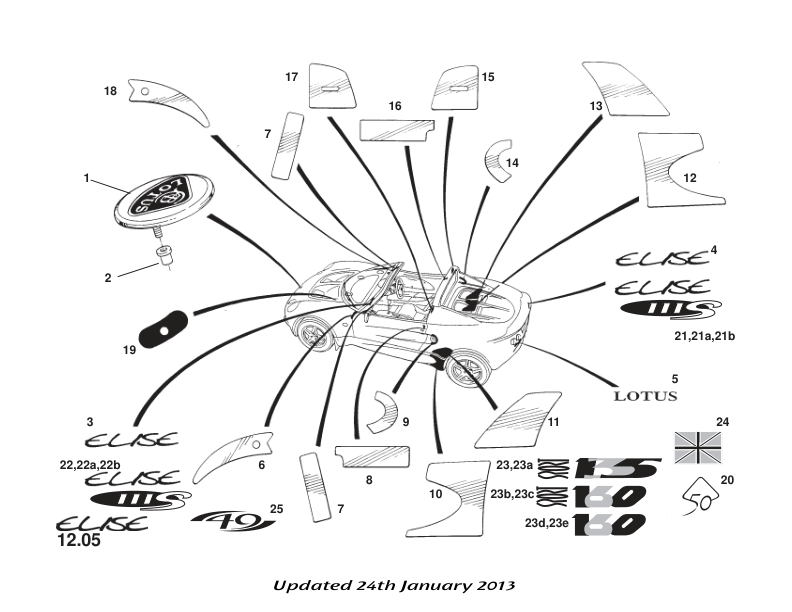 C079U4607F - NOSE BADGE-BLACK/GOLD