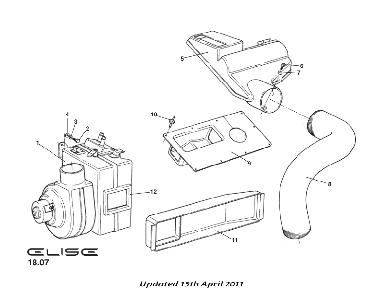 C116P0003F - UNIT-AIR DISTRIBUTION HTR LHD