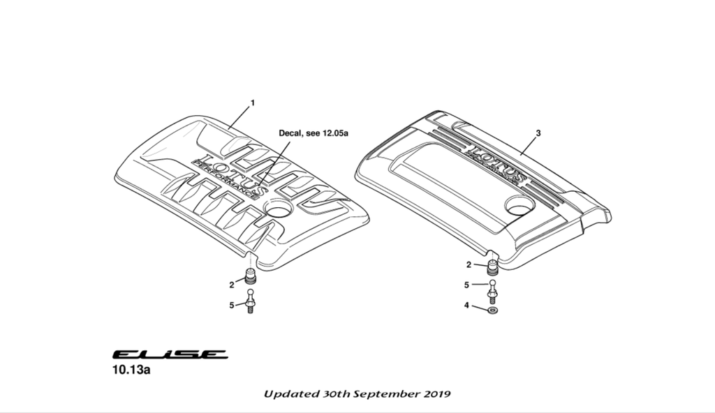 C120E0167F - ENGINE COSMETIC PANEL [2ZR]