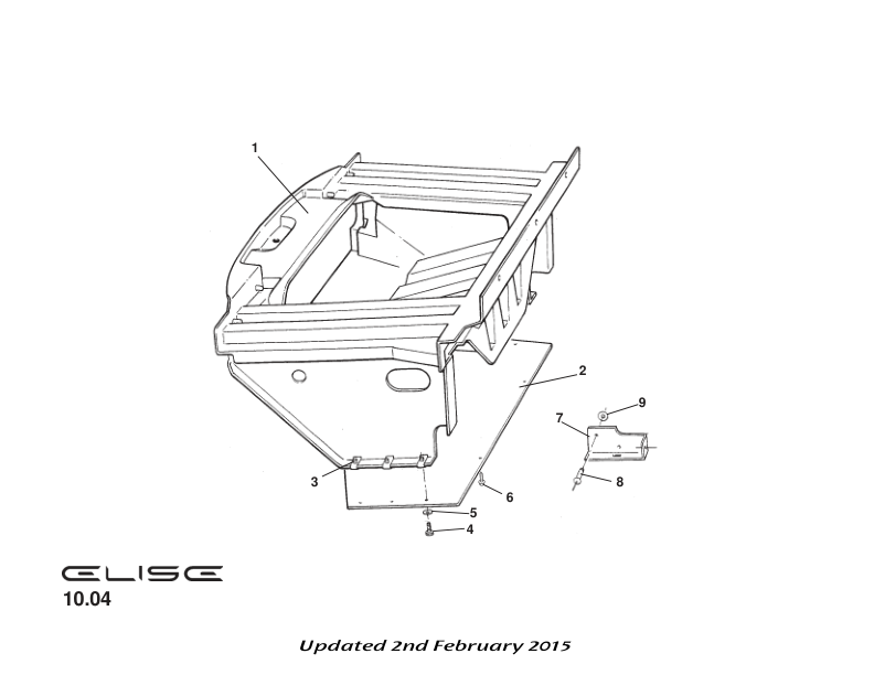 B120B0190J - CRASH STRUCTURE-ROW (7.5MY)