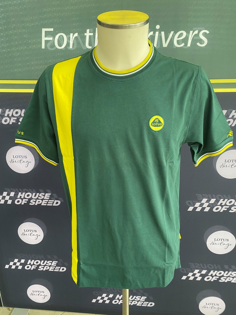 LOTMC0022GR/YL - MEN SHIRT GREEN/YEL