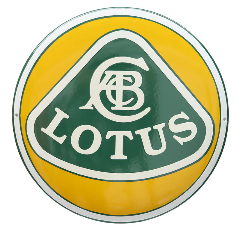 LOTUS01 - Plaque émaillée Lotus