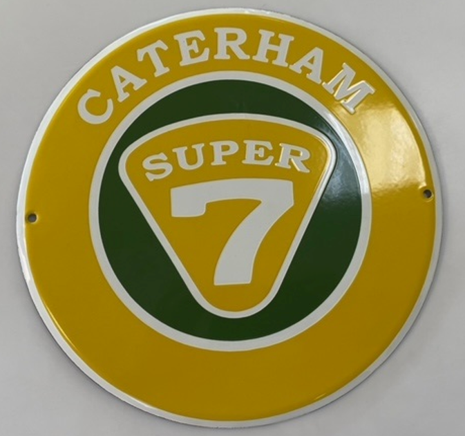 CAT01 - Plaque émaillée Caterham