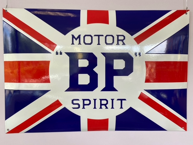 BP01 - Plaque émaillée BP Spirit