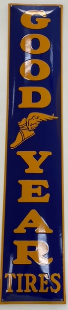 GY01 - Plaque émaillée GoodYear