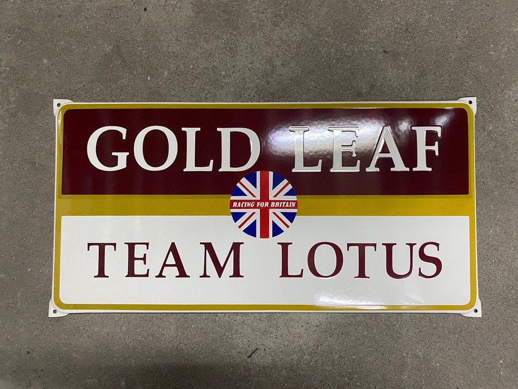 GL01 - Plaque émaillée Gold Leaf