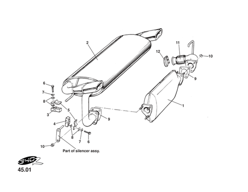 A111S6014F - GASKET-EXHAUST CATALYST