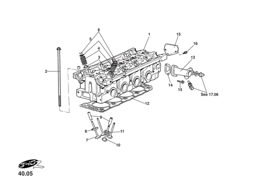 A111E6111S - BOLT-CYLINDER HEAD
