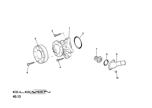 A120E6498S - WATER PUMP ASSEMBLY