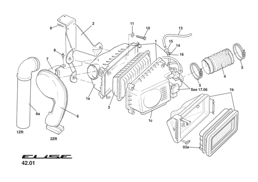 A120E6476S - Case Sub assy Air Cleaner