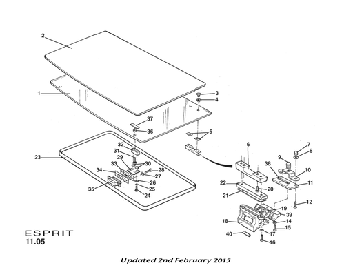 [A082U7091F] A082U7091F - PLINTH-ROOF HANDLE (SP)
