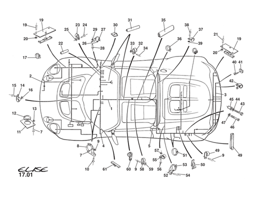 [A085W6276F] A085W6276F - SADDLE CLIP