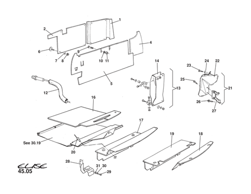 A111E0044S - Heatshield Kit, Alternator Cam  Belt