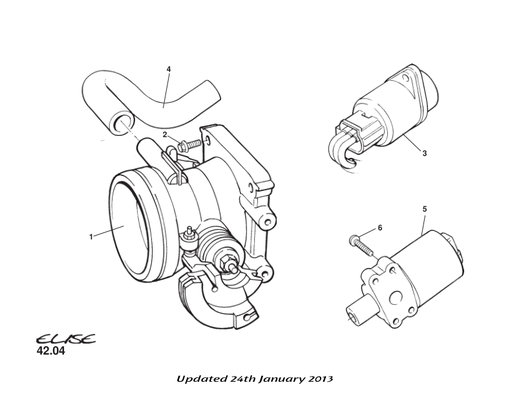 A111E0076S - THROTTLE BODY-ALUMINIUM (MOD)