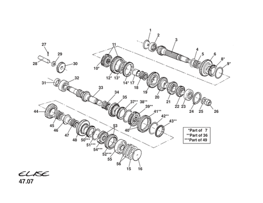 A111F6090S - 5TH GEAR (SPEED) 26 TEETH